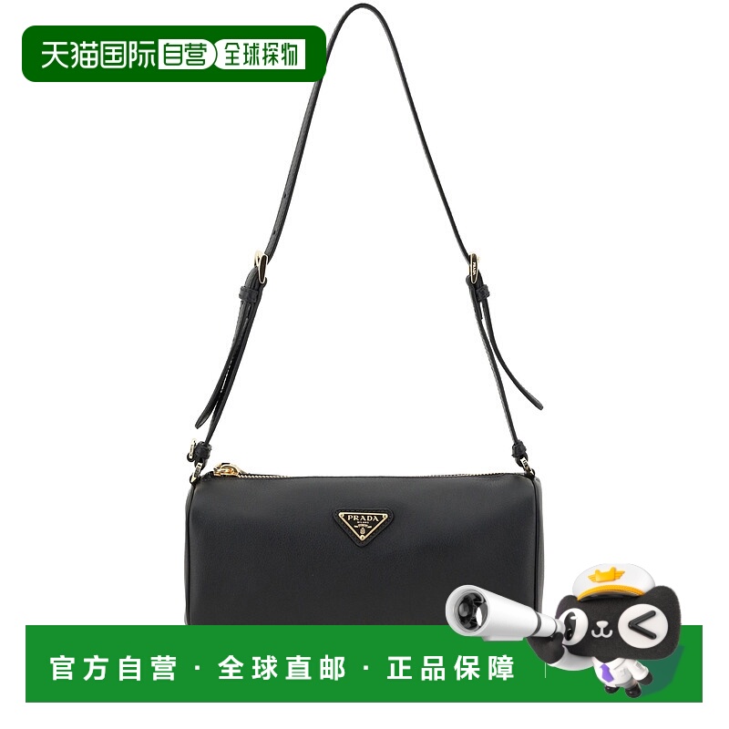 1h可退 PRADA 女士单肩包 1BC239VOVO2CYSF0002 SS2025 黑色