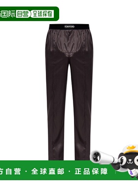 1h可退 TOM FORD 男士休闲裤 T4H2010100212 CO 深棕色 Silk paja