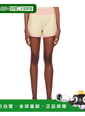 1h可退 MOSCHINO 女士短裤 03232729A3006 SS2024 棕色 对比边饰