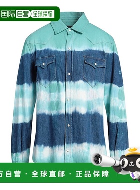 1h可退 潮奢 Alanui 男士 牛仔布衬衫 blue蓝色 舒适时尚