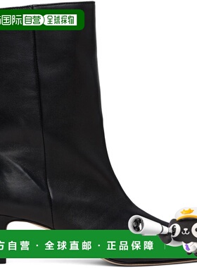 1h可退 潮奢 BY FAR 女士 黑色 Lysander 踝靴 MWFBO068LL028BK00