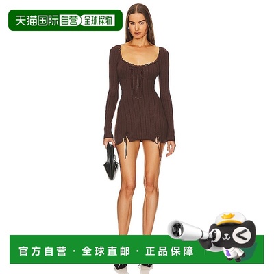 1h可退 潮奢 Danielle Guizio 女士 Dainty 针织连衣裙 F23613S01