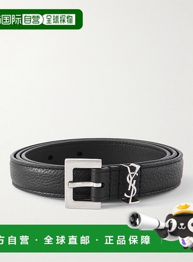 1h可退 潮奢 Saint Laurent 圣罗兰 男士 Cassandre 腰带 612616D