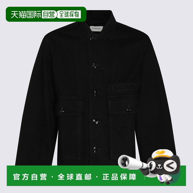 1h可退 LEMAIRE 男士夹克 OW306LD1031BK999 SS2025 黑色