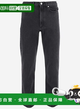 A.P.C. 男士休闲裤 COGEXH09121LZE CO黑色牛仔裤 直筒裤