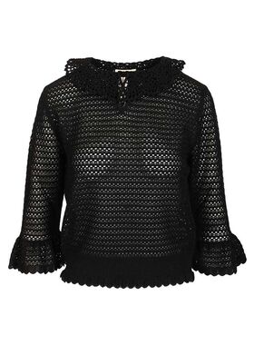 CHLOÉ 女士针织衫 CH25WMP40517001 AW2025 黑色 Sweater With Co