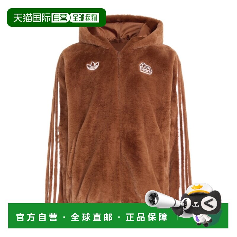 ADIDAS ORIGINALS 男士运动服 IA4553 AW2026 棕色 长袖毛绒夹克
