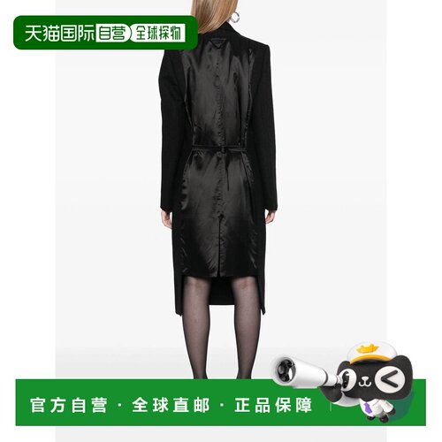 PRADA 女士外套 P601SSOOO15UWF0002 SS2025 黑色 Virgin Wool Co