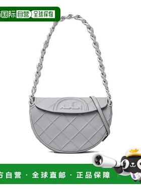 TORY BURCH 女士斜挎包 158902400 SS2023 灰色 翻盖单肩包女包