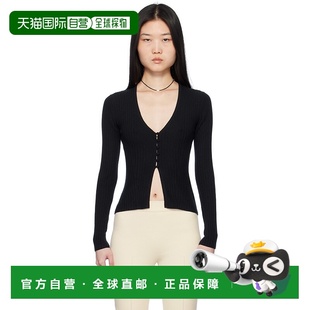 女士 黑色 KNCD24220B针织衫 潮奢 开衫 Arch4 Cami 1h可退 New