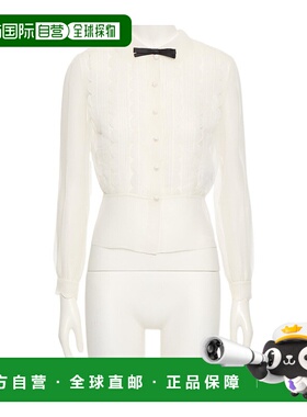 VALENTINO 女士外套 BAB7V51C8A03 AW2025 白色 长袖衬衫