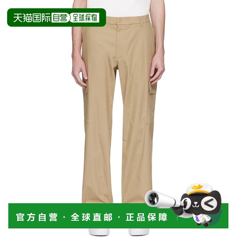 1h可退 潮奢 Lacoste 法国鳄鱼 男士 驼色 Regular Fit Lightweig