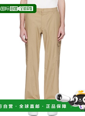 1h可退 潮奢 Lacoste 法国鳄鱼 男士 驼色 Regular Fit Lightweig