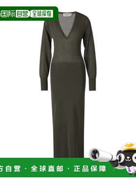 Ami Paris 女士连衣裙 FDR260KN0065376 SS2025 军绿色