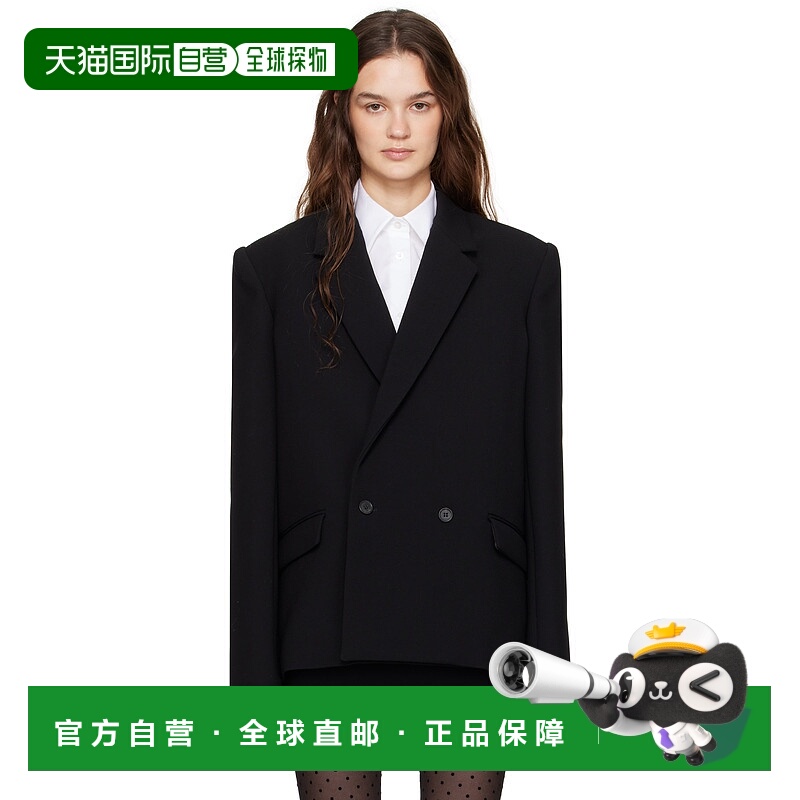 1h可退 潮奢 WARDROBE.NYC 女士 黑色 Hailey Bieber 联名 HB 西