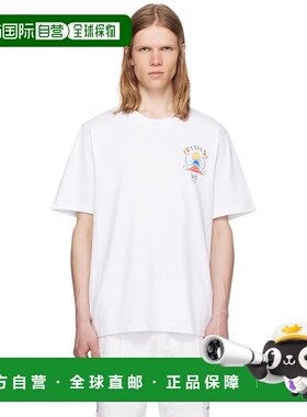 1h可退 潮奢 Casablanca 男士 白色 Casa Way Mountain T 恤 MPF2