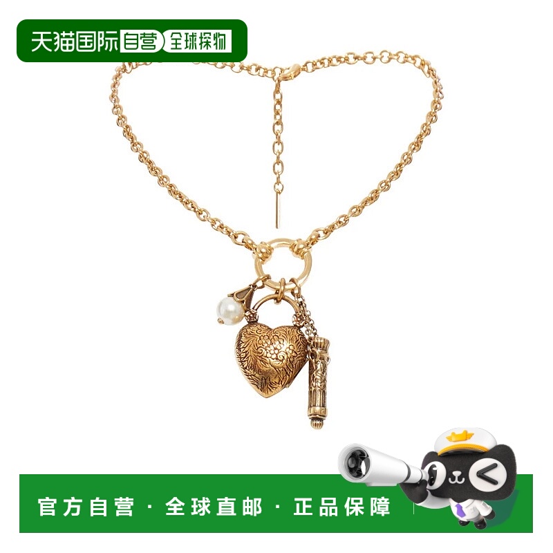 1h可退 CHLOÉ 女士项链 CH25WJN15BGL9DC AW2025 金色 THE CHÂTEA