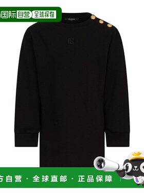 BALMAIN 女童连衣裙 BX1A10Z3183930OR AW2025 黑色