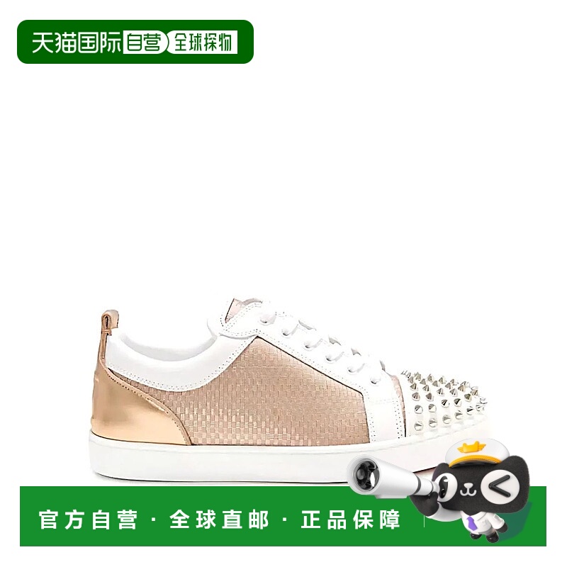 1h可退 CHRISTIAN LOUBOUTIN 男士运动鞋 VARSIJUNIORSPIKESBIANC