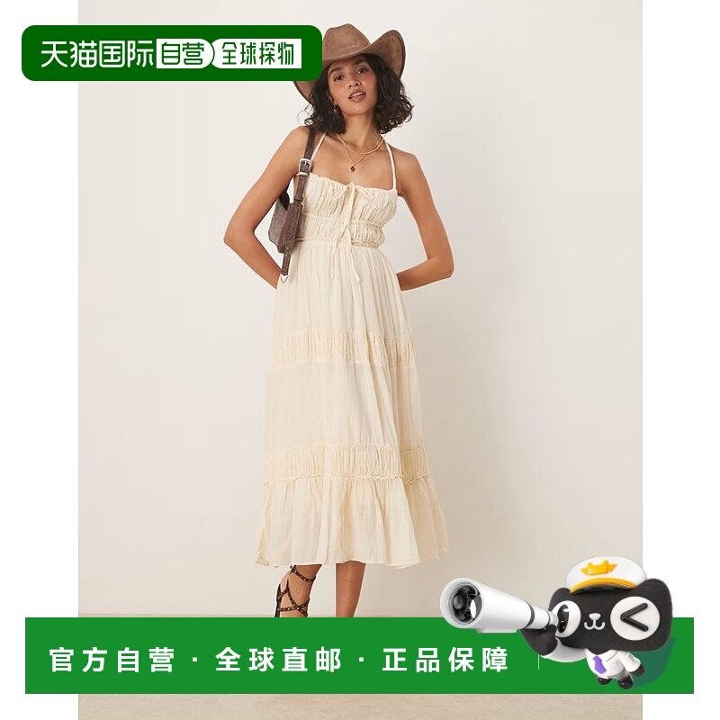 1h可退 潮奢 Free People 自由人 女士 taking sides midaxi 层叠