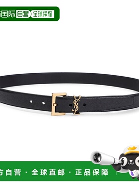 1h可退 潮奢 Saint Laurent 圣罗兰 男士 CASSANDRE 腰带 634440A