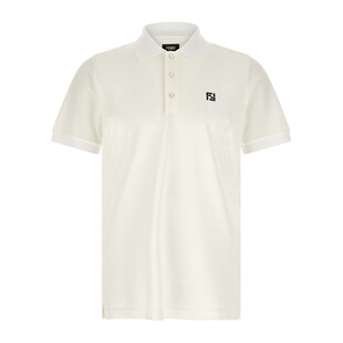 FY1309AY0IF0QA0 polo FENDI T恤 Selleria 白色 男士 SS2026