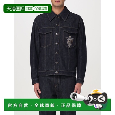 FENDI 男士夹克 FW1027AUADF1GXH SS2025 黑色 Fendi Crest jacke