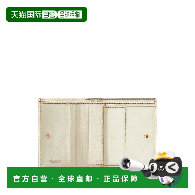 1h可退 SALVATORE FERRAGAMO 女士钱包 22D7800787968CHAMPAGNENE