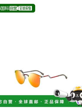 FENDI 女士眼镜 FF0040SCEM SS2023 橙色 徽标细节太阳镜