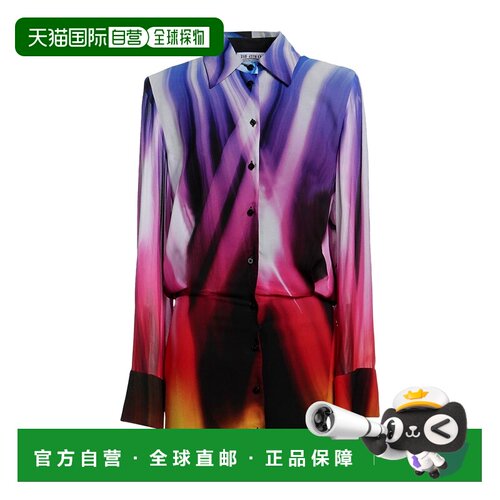 The Attico 女士 短款连衣裙 purple紫色 舒适时尚
