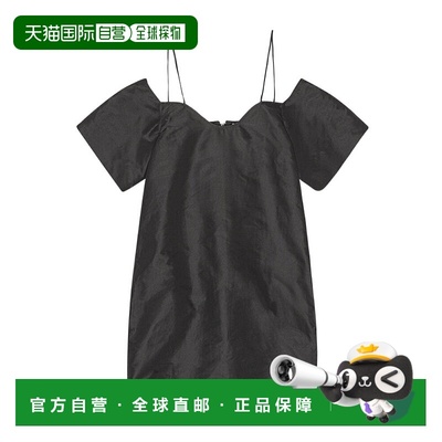 GANNI 女士半身裙 F7737099 SS2023 黑色 Taffeta dress