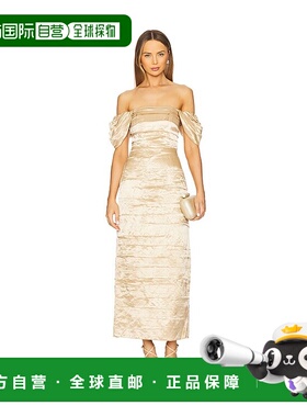 1h可退 潮奢 AJE. 女士 Zara 褶皱中长连衣裙 25RE5093