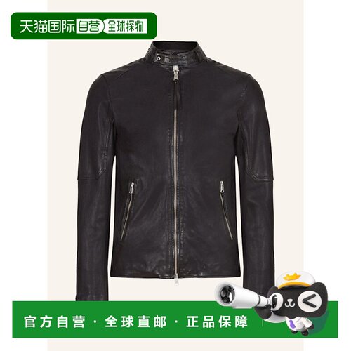 1h可退 ALL SAINTS 男士夹克 100279239213000 CO 黑色 Leather j