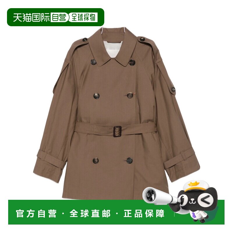 MAX MARA 女士外套 MTCCAROLINE251011 AW2026 棕色长袖风衣图片