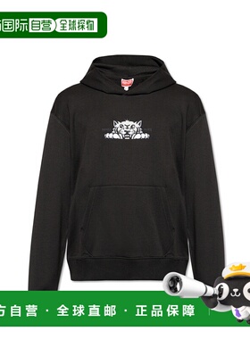 KENZO 男士卫衣 FF65HO2534MF99J SS2025 黑色 Kenzo Sweatshirt