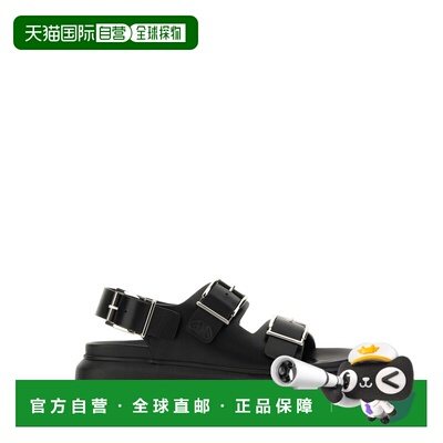 ALEXANDER MCQUEEN 男士凉鞋 782466 SS2024 黑色