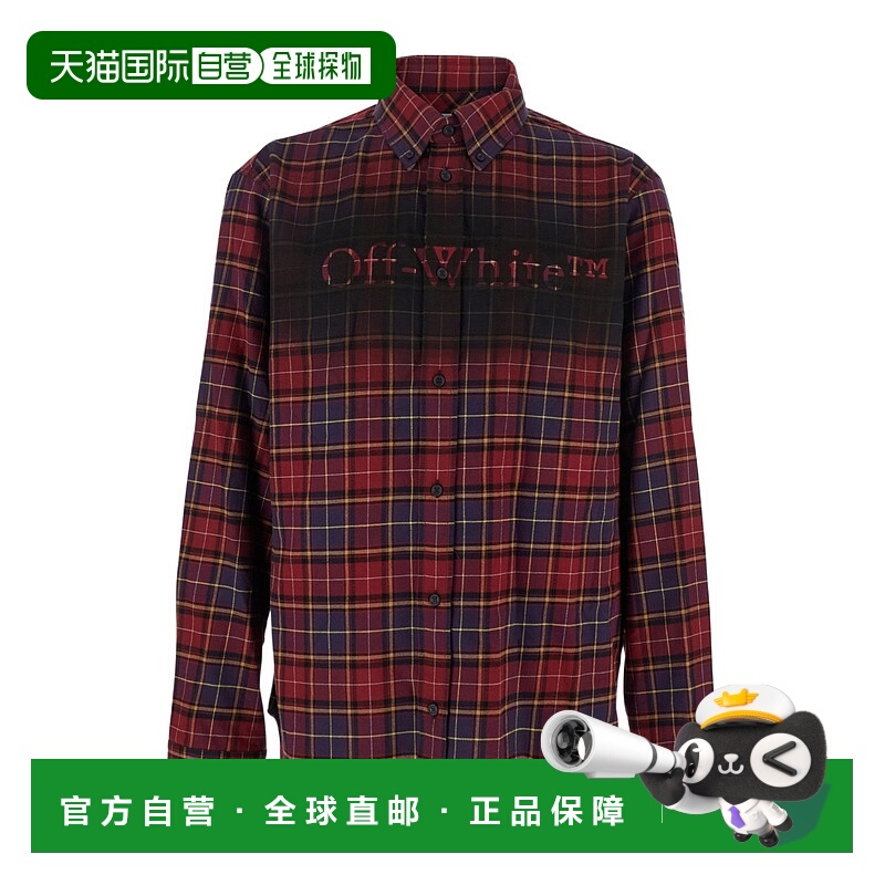 1h可退 OFF-WHITE 男士衬衫 OMGE04MF25FAB0032810 AW2025长袖