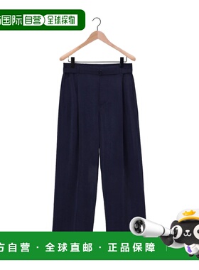 LEMAIRE 女士休闲裤 PA1134LF1308PU890 AW2024 黑色