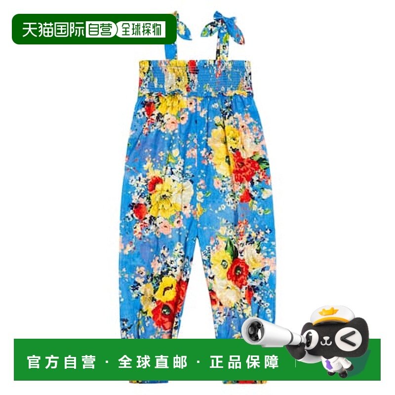 1h可退 潮奢 ZIMMERMANN 女童 Alight 抽褶棉质连衣裤童装