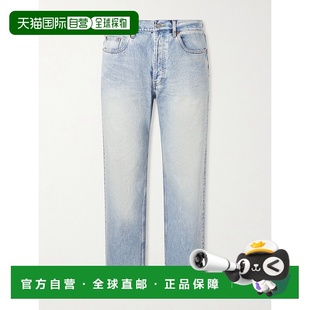 Laurent Saint 圣罗兰 男士 795478Y 1h可退 直筒磨破牛仔裤 潮奢