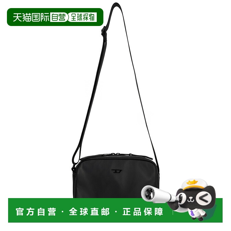 1h可退 DIESEL 男士单肩包 X10242P2809T8013 AW2025 黑色 Diesel