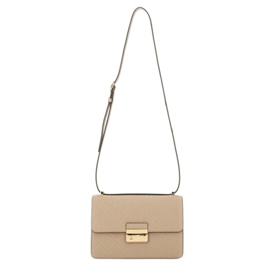 TORY BURCH 女士斜挎包 175326200 SS2026 棕色 T Monogram leath