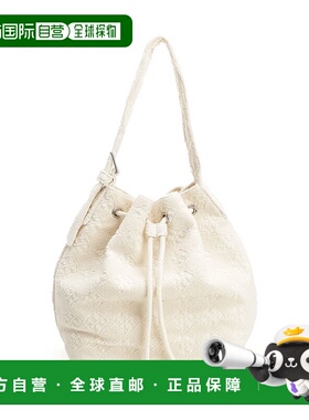 TORY BURCH 女士斜挎包 169128100 AW2025 白色 Towelling bucket