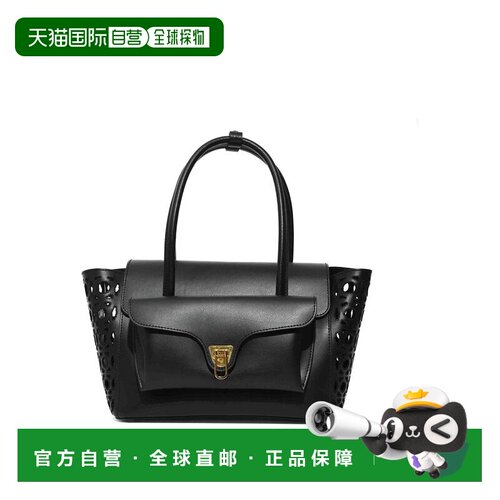 COCCINELLE 女士手提包 E1UGC180201001 SS2026 黑色托特包单肩包