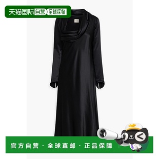 女士 Olivier cupro 1h可退 垂褶中长连衣裙 KHAITE satin 潮奢