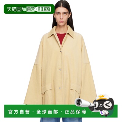 1h可退 潮奢 toteme 女士 黄褐色 Cord 夹克 261WRO0269FB0554