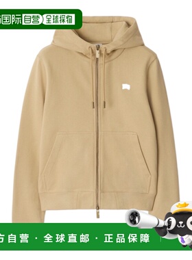 BURBERRY 女士针织毛衣 81116681 SS2025 花色 骑士印章棉质拉链