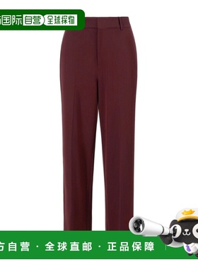 STAUD 女士休闲裤 R24F4138STMERL AW2024 红色 腰带环休闲裤