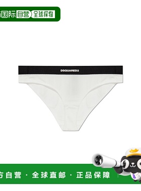 DSQUARED2 女士文胸 D8L6457400101 AW2024 白色 Logo Briefs