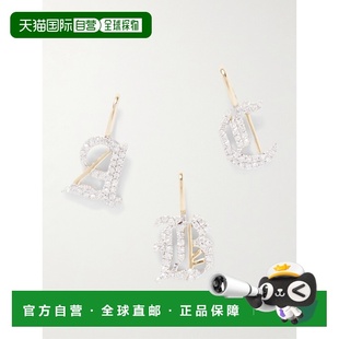 and strand 女士 1h可退 字母14K金钻石吊坠项 stone 哥特式 潮奢